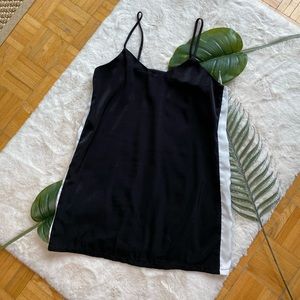 Black and White Shift Dress